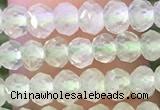 CRB2258 15.5 inches 3*4mm faceted rondelle prehnite beads