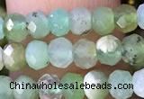 CRB2259 15.5 inches 3*5mm faceted rondelle Australia chrysoprase beads