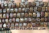 CRB2307 15.5 inches 10mm - 11mm faceted tyre pietersite beads