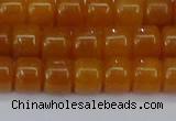 CRB2501 15.5 inches 6*8mm rondelle yellow jade beads wholesale