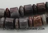 CRB251 15.5 inches 5*12mm - 10*12mm rondelle Indian agate beads