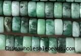 CRB2562 15.5 inches 2*4mm heishi Qinghai jade beads wholesale