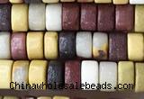 CRB2574 15.5 inches 2*4mm heishi mookaite beads wholesale