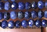 CRB2642 15.5 inches 2*3mm faceted rondelle sapphire beads wholesale