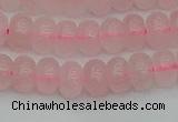 CRB2801 15.5 inches 5*8mm rondelle rose quartz beads wholesale