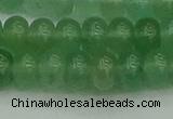 CRB2822 15.5 inches 6*10mm rondelle green aventurine beads