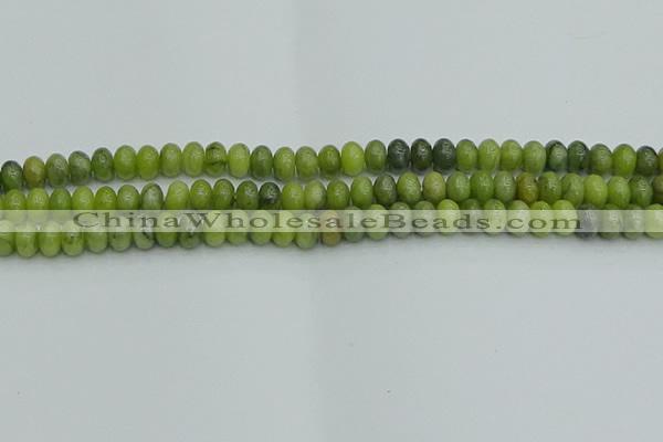 CRB2836 15.5 inches 5*8mm rondelle Chinese chrysoprase beads