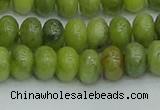 CRB2837 15.5 inches 6*10mm rondelle Chinese chrysoprase beads