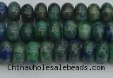 CRB2890 15.5 inches 4*6mm rondelle chrysocolla beads wholesale