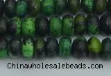 CRB2895 15.5 inches 4*6mm rondelle chrysocolla beads wholesale