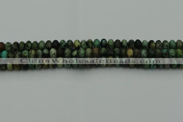 CRB2901 15.5 inches 5*8mm rondelle African turquoise beads