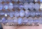 CRB3144 15.5 inches 2.5*4mm faceted rondelle tiny labradorite beads