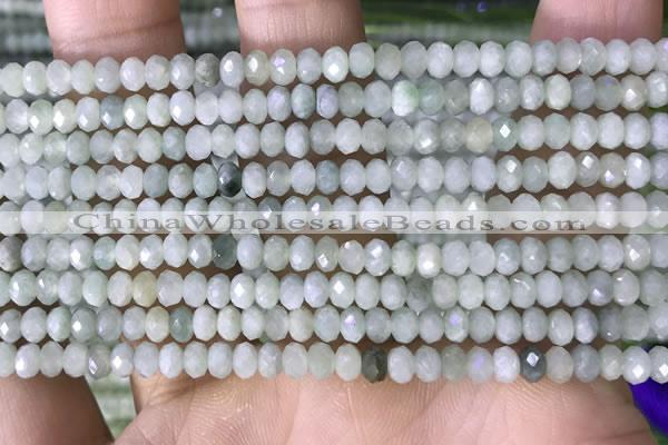 CRB3166 15.5 inches 2.5*4mm faceted rondelle tiny jade beads