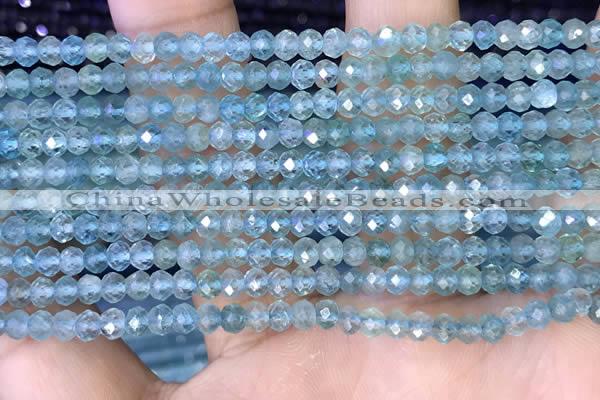 CRB3173 15.5 inches 2.5*4mm faceted rondelle tiny apatite beads