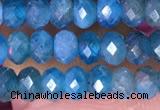 CRB3174 15.5 inches 2.5*4mm faceted rondelle tiny apatite beads