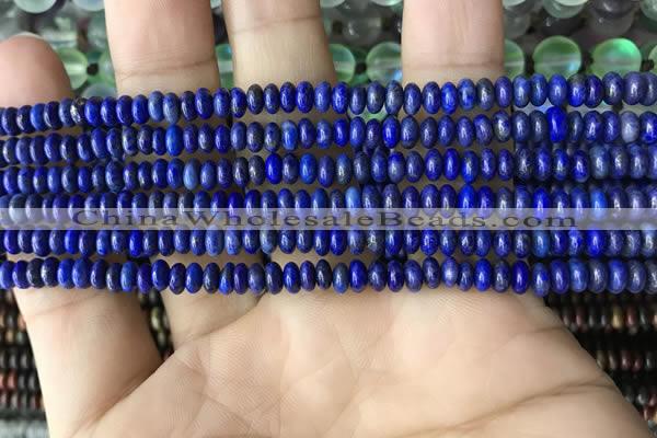 CRB4006 15.5 inches 2.5*4.5mm rondelle lapis lazuli beads wholesale