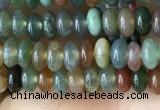 CRB4009 15.5 inches 2.5*4.5mm rondelle Indian agate beads wholesale