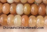 CRB4040 15.5 inches 4*6mm rondelle red aventurine beads wholesale