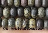 CRB4054 15.5 inches 4*6mm rondelle artistic jasper beads wholesale