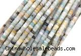 CRB4150 15 inches 2*4mm heishi colorful amazonite beads wholesale