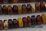CRB433 15.5 inches 5*8mm rondelle mookaite gemstone beads
