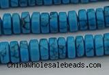 CRB440 15.5 inches 5*8mm rondelle turquoise beads wholesale