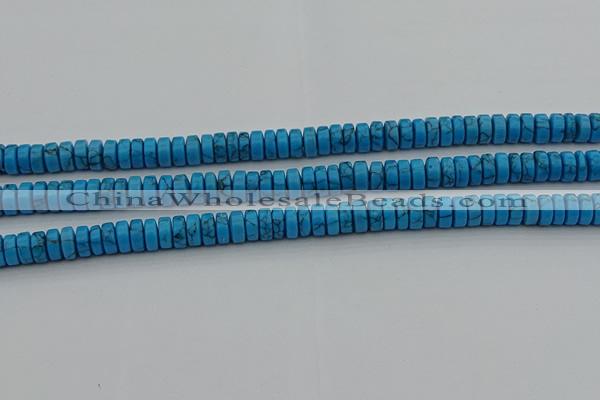 CRB440 15.5 inches 5*8mm rondelle turquoise beads wholesale