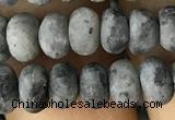 CRB5026 15.5 inches 4*6mm rondelle matte labradorite beads wholesale