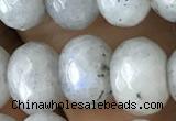 CRB5163 15.5 inches 5*8mm faceted rondelle labradorite beads