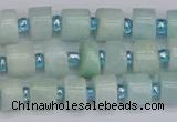 CRB530 15.5 inches 5*8mm tyre Chinese amazonite beads wholesale