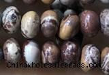 CRB5312 15.5 inches 4*6mm rondelle artistic jasper beads