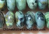 CRB5348 15.5 inches 5*8mm rondelle African turquoise beads