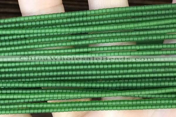 CRB5511 15 inches 2*2mm heishi synthetic turquoise beads wholesale