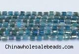 CRB5600 15.5 inches 5mm - 6mm faceted tyre apatite beads