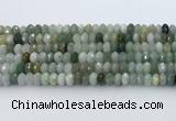 CRB5633 15.5 inches 4*7mm faceted rondelle jade beads