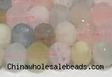 CRB5697 15 inches 6*6mm morganite beads wholesale