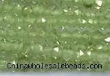 CRB5726 15 inches 1*2mm faceted olive quartz beads