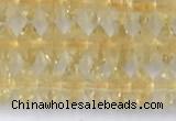 CRB5770 15 inches 3*4mm faceted citrine beads