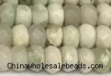 CRB5791 15 inches 4*6mm, 5*8mm faceted rondelle jade beads