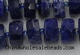 CRB583 15.5 inches 8*14mm faceted rondelle sodalite beads