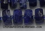 CRB584 15.5 inches 8*16mm faceted rondelle sodalite beads