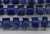 CRB638 15.5 inches 5*8mm tyre sodalite gemstone beads