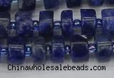 CRB639 15.5 inches 6*10mm tyre sodalite gemstone beads