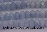 CRB710 15.5 inches 2.5*4mm faceted rondelle aquamarine beads