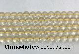 CRBS07 15 inches 8mm round citrine gemstone beads wholesale