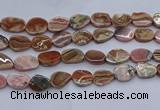 CRC1015 15.5 inches 8*12mm - 12*16mm freeform rhodochrosite beads