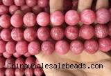 CRC1053 15.5 inches 16mm round rhodochrosite beads wholesale