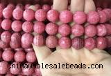 CRC1055 15.5 inches 13mm faceted round rhodochrosite beads