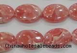 CRC107 15.5 inches 15*20mm oval natural argentina rhodochrosite beads