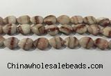 CRC1083 15.5 inches 15*20mm flat teardrop rhodochrosite beads